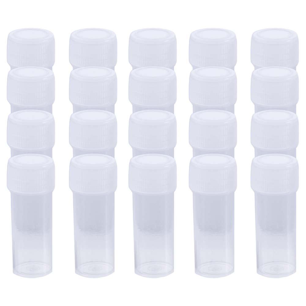 Бутылки Мини-пробирки с винтовой крышкой Флаконы Флаконы Контейнер для хранения Флакон для образца Контейнер для порошка