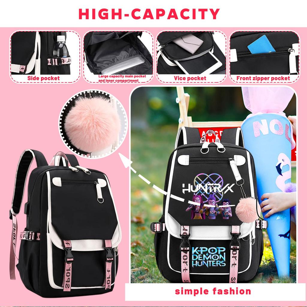 Kpop Witch Hunters Girl Group Movie Surrounding Print Backpack