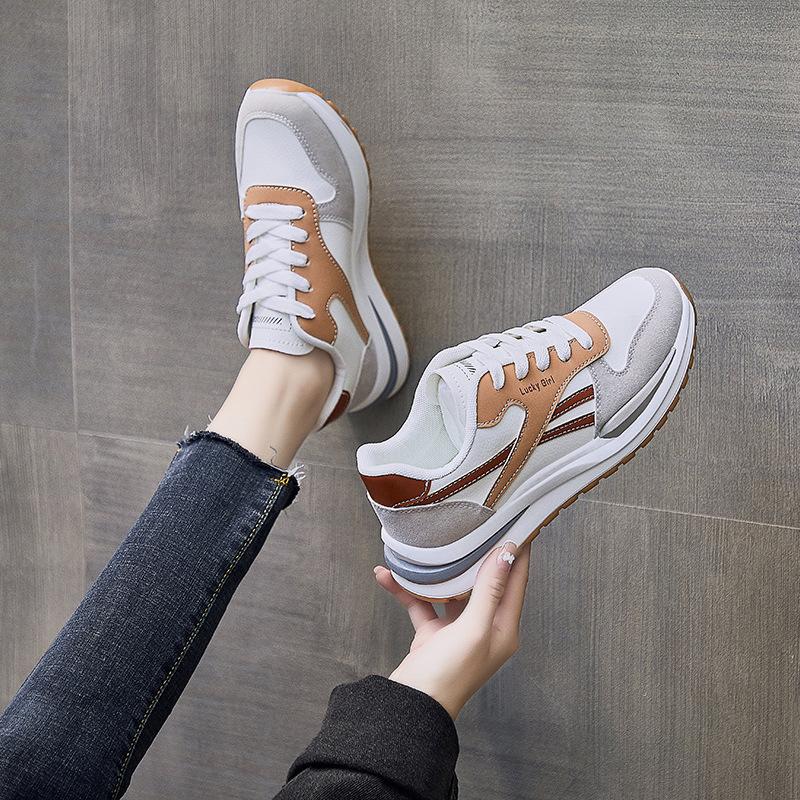 Женские кроссовки Белые туфли Легкие и удобные кроссовки Ins Trend Студенческая спортивная повседневная обувь