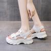Fashion Sports Sandals for Women 2025 Summer New Wedge Platform Shoes for Outerwear Versatile Thick-soled Beach Shoes for Women