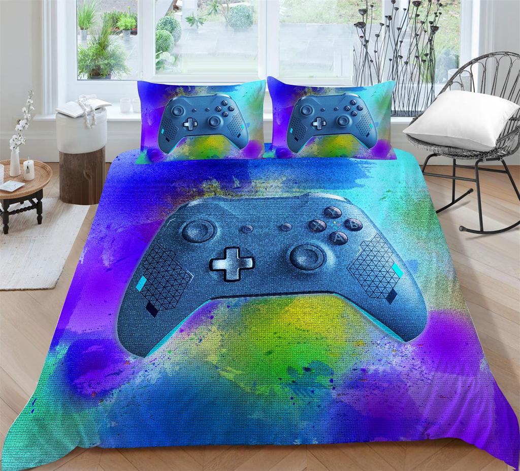 Комплект постельного белья для дома, пододеяльник с игровой мышью, наволочка, комплект домашнего постельного белья, полноразмерная односпальная/двуспальная кровать в Австралии, ЕС/США