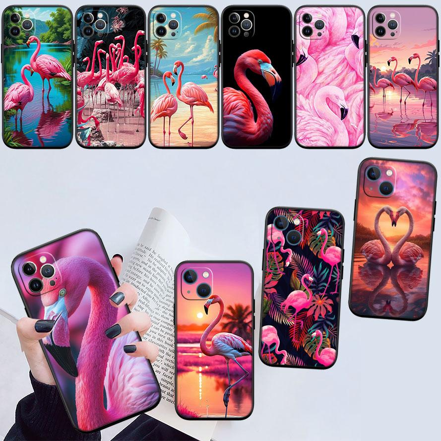 IK28 Flamingos Pink Phone Case for Samsung Galaxy M06 M15 M16 M35 M55 M56 A36 A42 A50 A50S A51 A52 A32 A33 A05 A05S A06 A16 A20