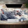 1pc White Tiger Swimming in Water Computer Pad  Mouse Pads for Desk,Gamers and Office Use 020211