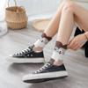 4 Pairs Women Students Funny Middle Tube Socks Autumn Cute Cartoon Casual Fashion Cat Warm Ladies Sock