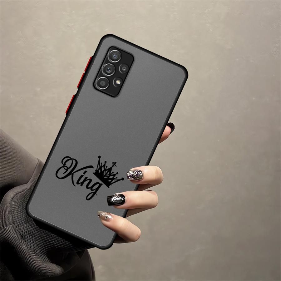 Чехол для Samsung Galaxy A52S A72 A54 A73 A33 A53 A35 A16 A15 A14 A23 A34 A36 A56 A55 A17 A52 Чехол для телефона Королевская Корона