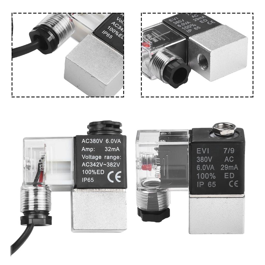 Compressor Solenoid Valve V Limited Installation Space Black Small And Lightweight Specifications Compatible Design