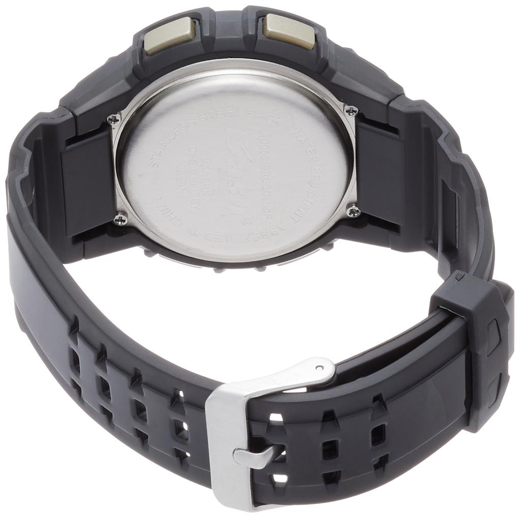 Arias AD06519RCSOL4 Радио Солнечные Цифровые Приборные Водонепроницаемые Многофункциональные Подсветка Ремень Часы Мужские