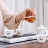 Celadon Ceramic Travel Tea Set with Gaiwan