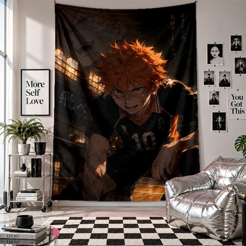Wall TapestryHaikyuu Art Hanging Cloth Decorative Background Cover for Room Decoration