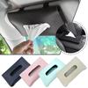 Car Tissue Box Car Sun Visor Tissue Box Holder Auto Interior Box Storage Mask For Universal Acc U3G1