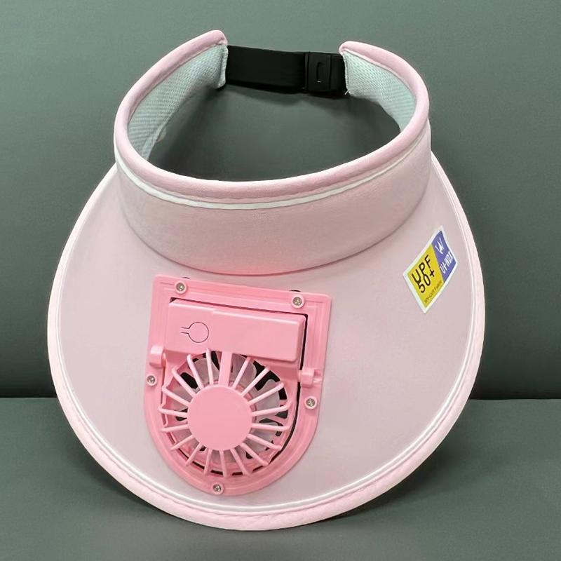 Дышащая охлаждающая шляпа с вентилятором Солнцезащитный козырек с вентилятором Кепка для рыбалки Охлаждающая шапка