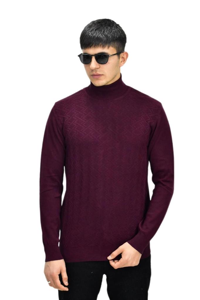 Men's Plus Size Plus Size Sweater Men's Sports Turtleneck Sweater R22507 Bgl-St03177