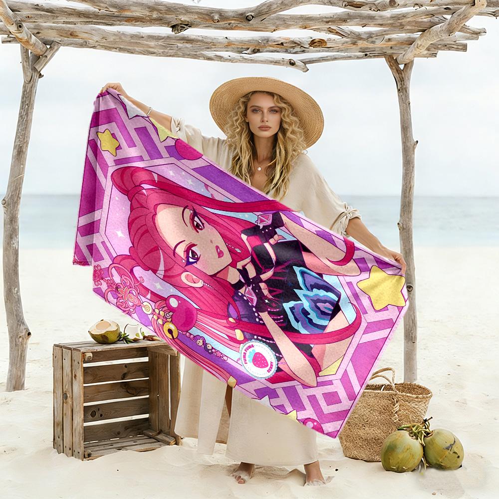 HuntrX Celebration Beach towel for beach travel lightweight Oversized, foldable, portable, travel beach towel Outdoor Accessory Spiritual Gift