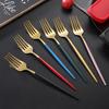 Набор столовых приборов в корейском стиле, пыленепроницаемые палочки для еды из нержавеющей стали, вилка, ложка, обеденный набор