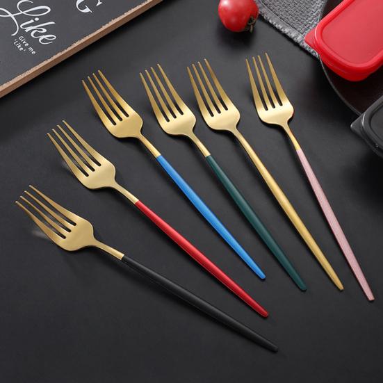 Набор столовых приборов в корейском стиле, пыленепроницаемые палочки для еды из нержавеющей стали, вилка, ложка, обеденный набор