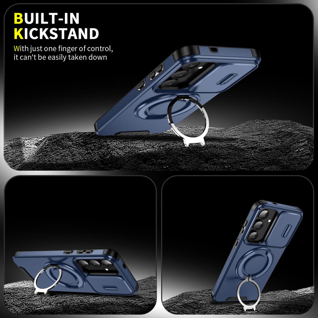 Защитный чехол для Samsung Galaxy S25 FE A17 S24 Ultra S23 S21 S22 Plus A16 A56 A36 A55 A35 A15 Противоударный чехол-подставка