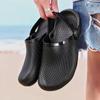 Classic Slip On Garden Clog Shoes Men Quick Drying Summer Beach Slipper Breathable Outdoor Sandals Platform Gardening Shoes