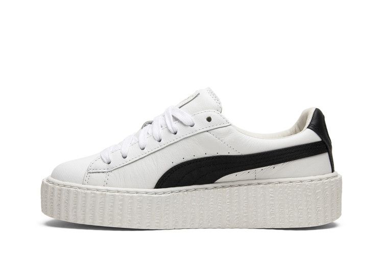 Women's Sneakers Puma Creeper Rihanna Fenty Leather White (Women's) White/Puma Black-Puma White