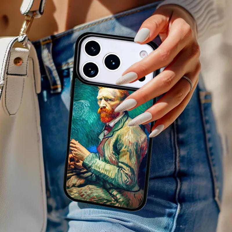 Чехол-бампер для телефона 'Звездная ночь' Ван Гог Для iPhone 17 Air 14 15 13 12 Max Чехол для Apple 16e 11 Pro Max Plus Coque