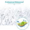 Супер водонепроницаемое покрывало на простыне с тиснением, стеганый защитный чехол для матраса, домашний роскошный декор 160 см (Нет наволочки)