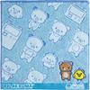 San-X Rilakkuma "Gaming Rilakkuma" Mini Towel - Rilakkuma & Kiiroitori 25x25cm