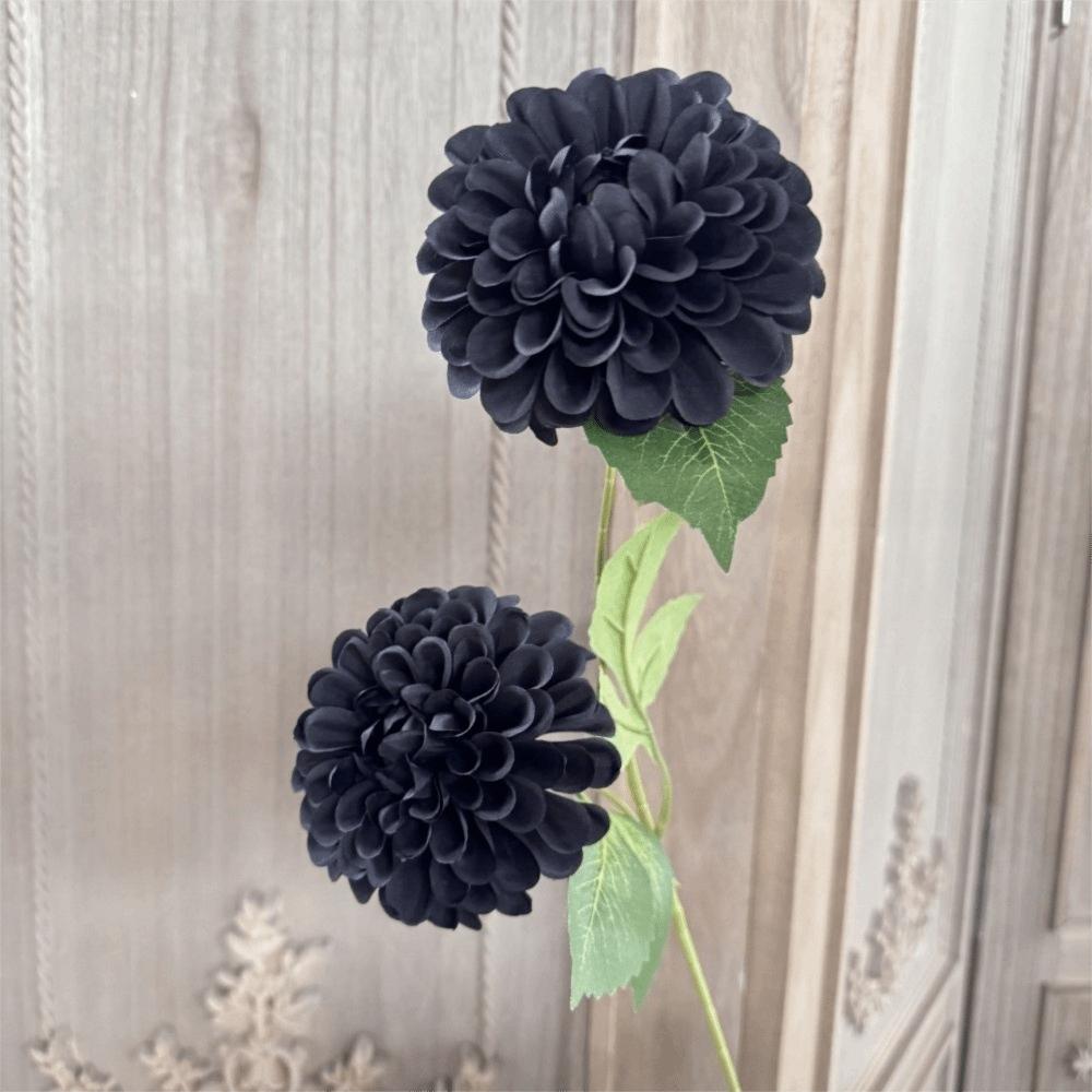 New Silk Artificial Dahlia Flowers Decorative Bouquet Chrysanthemum Fake Flower Floral Artificial Faux Plants Wedding