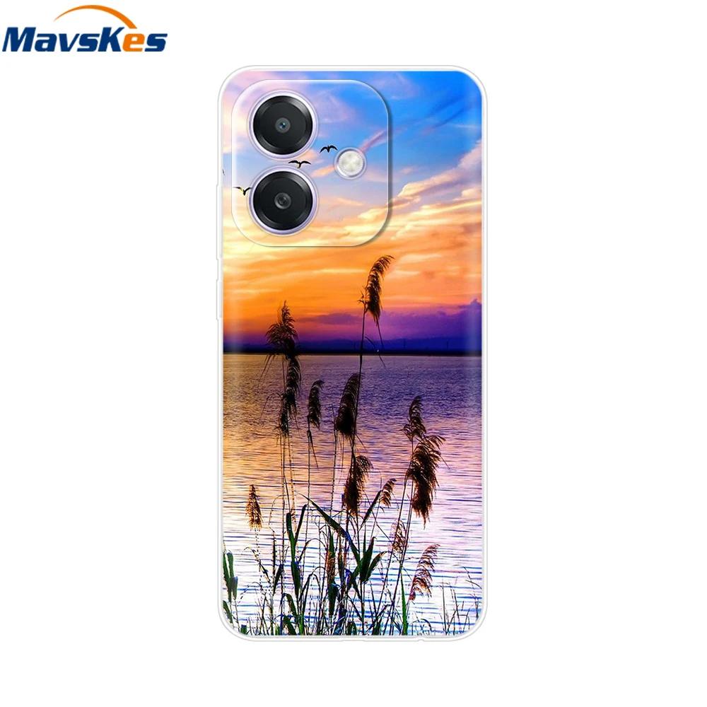 Мягкий прозрачный чехол из ТПУ для Oppo A3X A3 4G 5G 2024 Чехлы Мягкая силиконовая крышка для телефона для OPPOA3X OPPOA3 Защитная оболочка Чехол