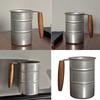 350ml 304 Stainless Steel Beer Mug with Handle Industrial Style Cup for Hot or Cold Drink Beverages Drinking Utensils
