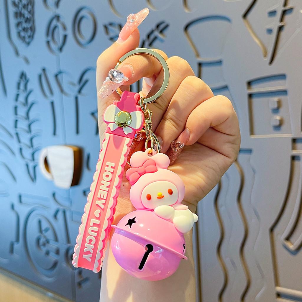 Kuromi My Melody Pompompuri Pochacco Cute Bell Doll Pendant Keychain For Giftgiving And Party Decor