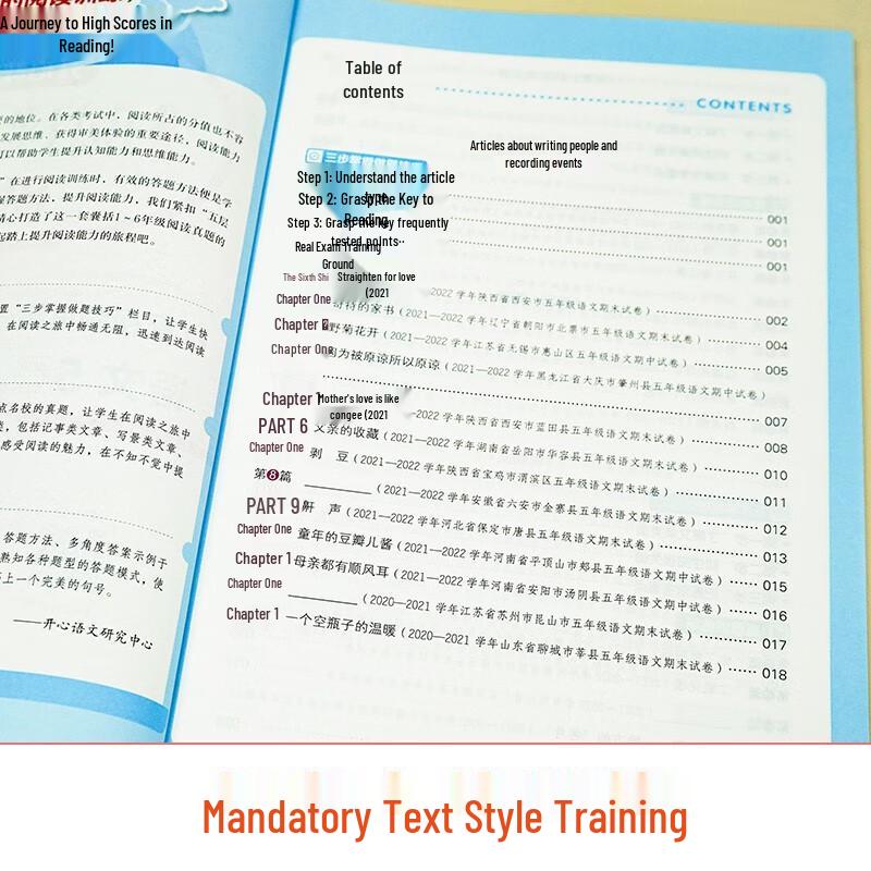 Primary School Chinese Reading Practice Test Papers