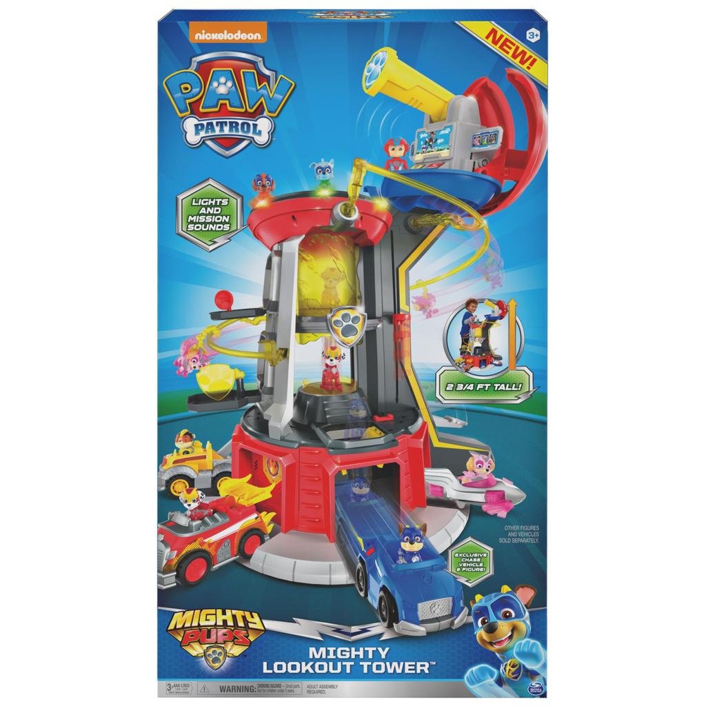 Anime Toy Powerful Puppies Paw Giant Watchtower Playset with Lights and Sounds Ages "Paw Patrol" 3+