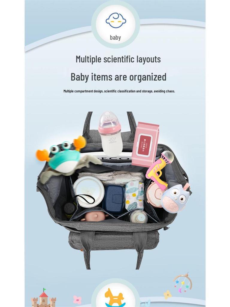 2025 Portable Multifunctional Baby Bed and Diaper Bag Backpack