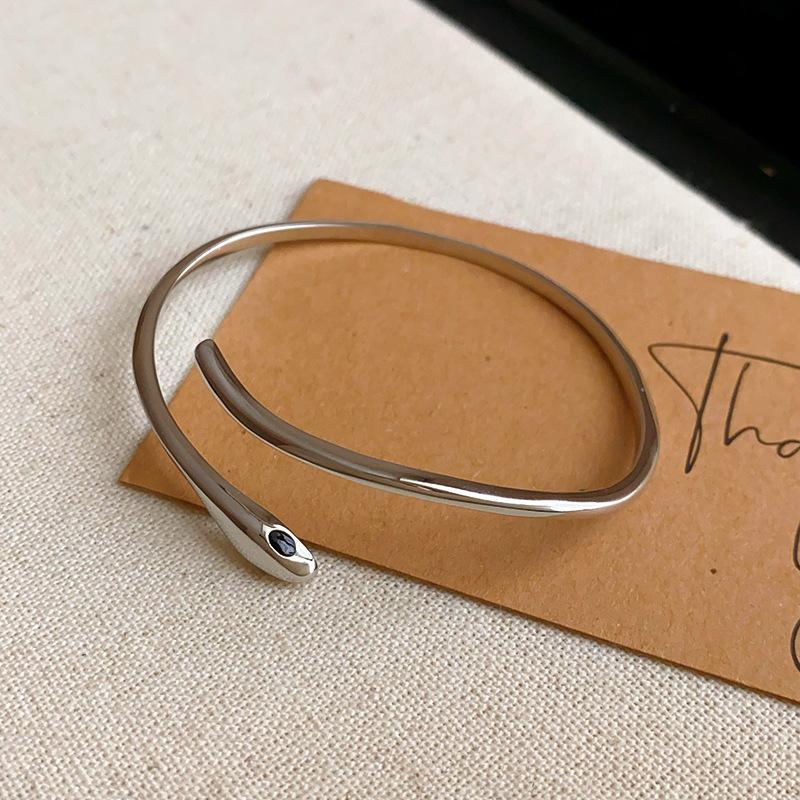 BLINGBAY женский браслет змея открытый браслет индивидуальный браслет простой дизайн новая мода универсальный браслет девушка вечерние рождественские украшения подарок