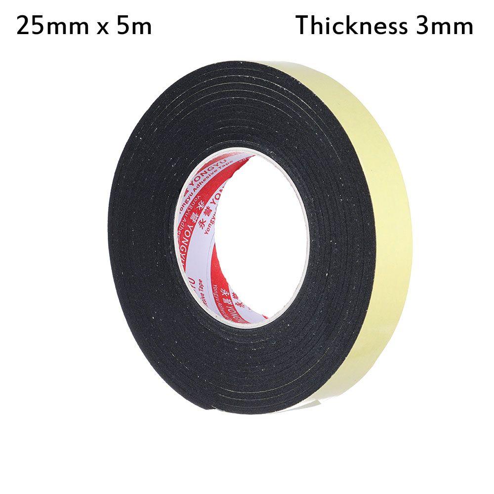 Door Waterproof Sound insulation Single Sided Adhesive Rubber Strip Tape Foam Sponge Seal Strip