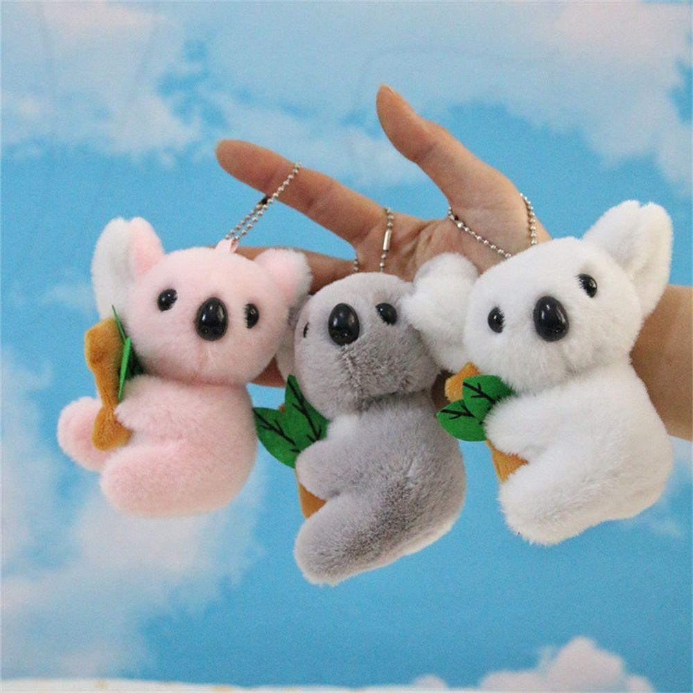 Auto Animal Keychain Car Keychain Koala Doll Plush Doll Plush Toy Plush Keyring Koala Key Chain