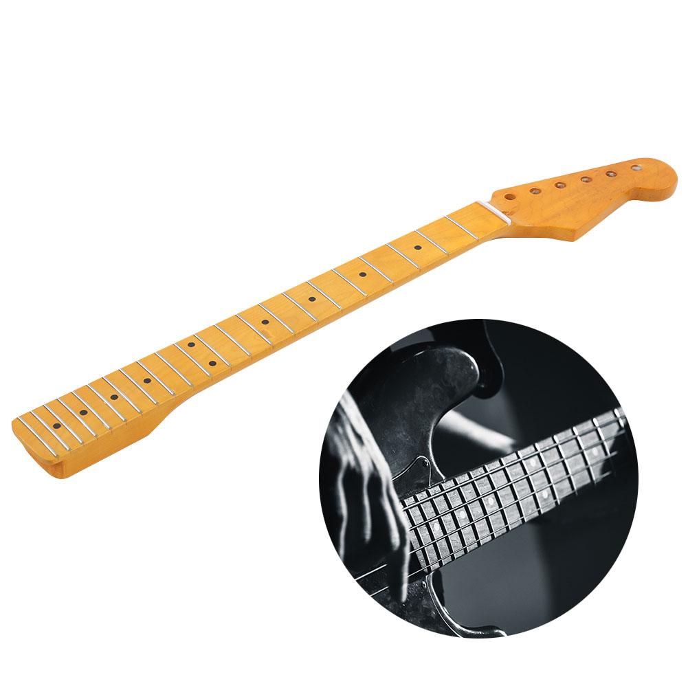 Guitar Neck with 22 Fret Electric Canada Maple Rosewood Fingerboard Repalcement for Fender