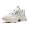Anta Rabbit Retro Height Increasing Thick Sole Low Top Casual Shoes Women Sneaker White Blue 922428821-4