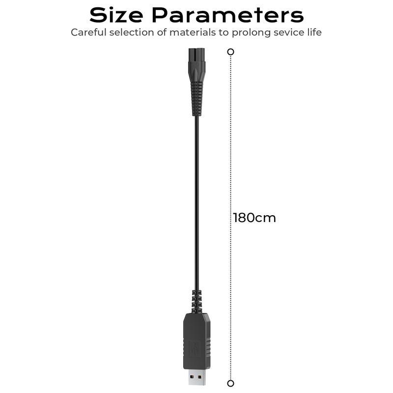 3.5V 1A USB Charger Charging Cable For Whal 9649 Adapter Charger Cord Only Compatible with Wahl Cordless Trimmer 9649