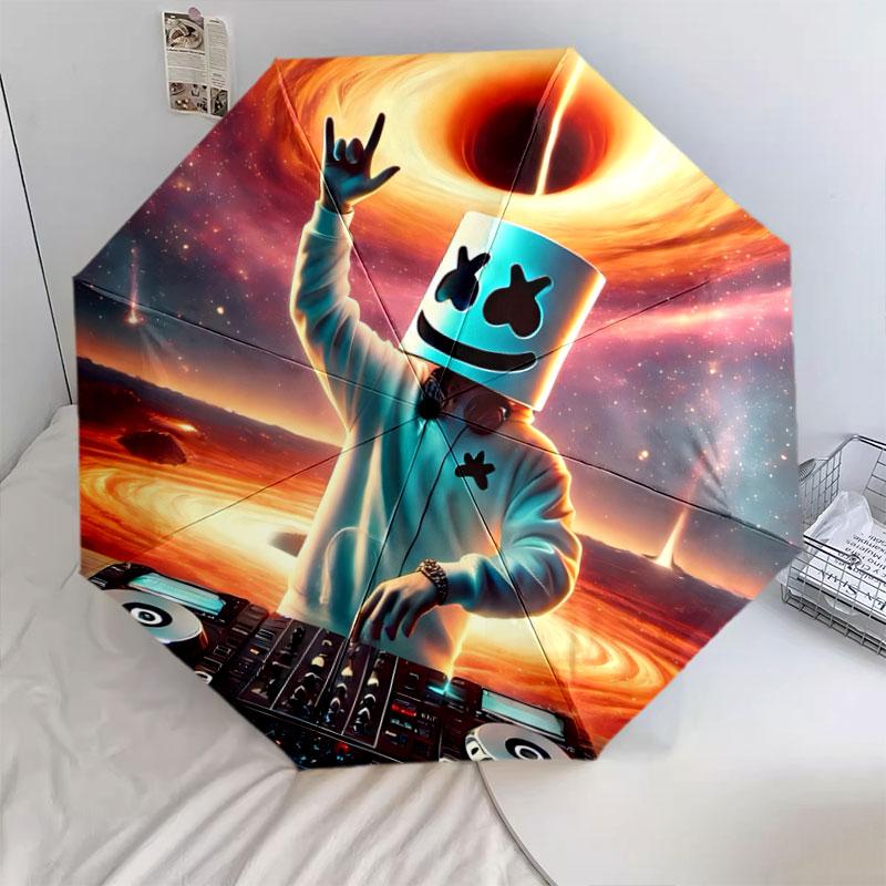 Зонт с узором зефир, Новый стиль, 1 шт., Автоматический складной зонт, Портативный складной дорожный зонт, Уличный зонт, Подарок на день рождения