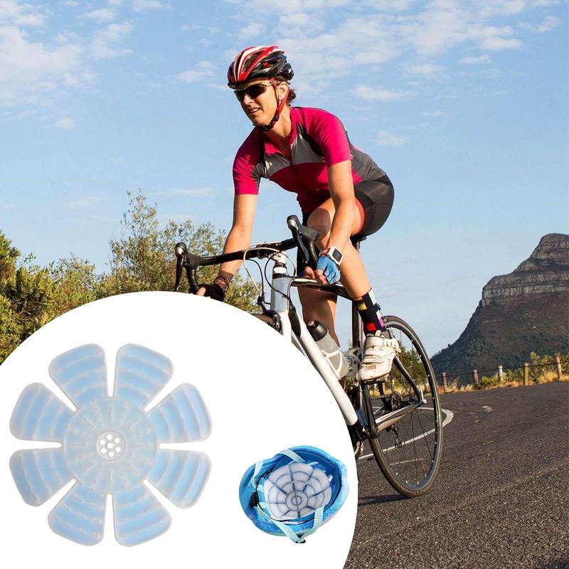 Hat Cooling Pads Portable Motorcycle Helmet Cooling Pad For Outdoor Fishing Cycling Summer Heads Ice Pack Helmet Accessories