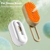 Pet Steam Brush for Shedding 4-in-1 Pet Spray Mist Brush with Handle Dog Spa Grooming Comb Steaming Hair Brush for Dogs Cats