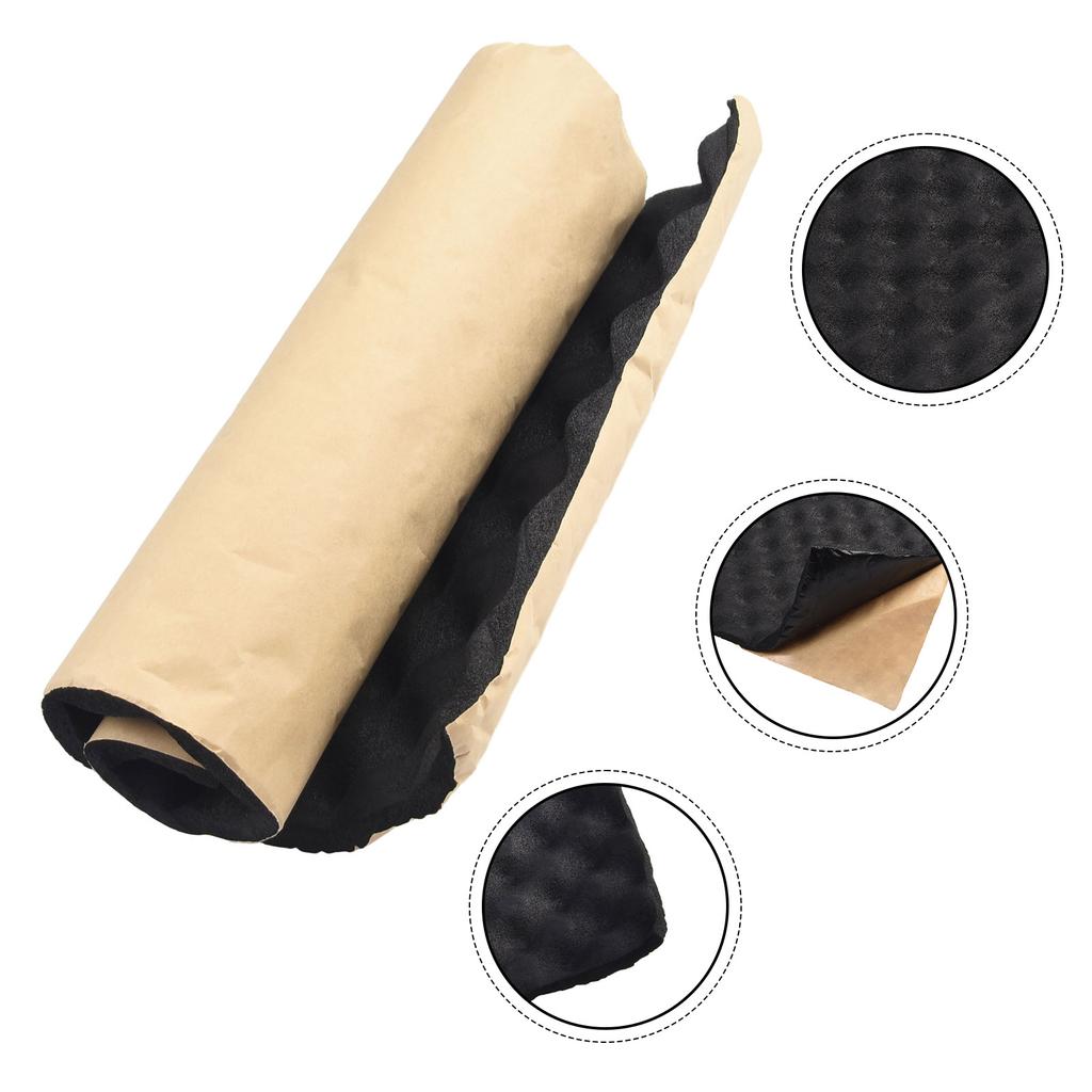 2cm Car Sound Deadener Noise Insulation Acoustic Dampening Foam Subwoofer Mat Soundproofing For Vehicle Interior Exterior