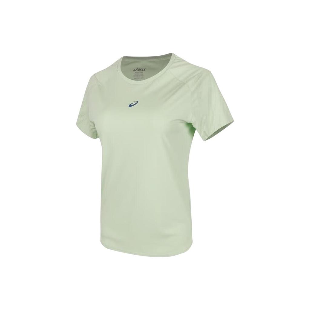 Asics D.Fresh Round Neck Fashion Comfortable Versatile Short Sleeve Raglan T-Shirt Women Tops 2012D381-300