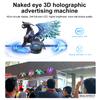 PD42 3D Hologram Projector Advertising Display Fan Wall-mounted Player 3D Naked Eye HD LED Photo