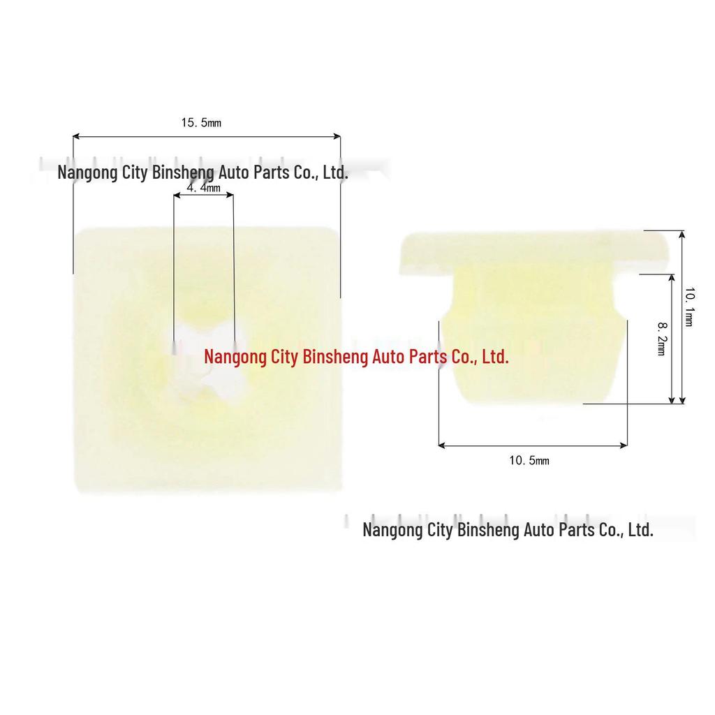 Suitable GM Chevrolet License Plate Nut & Bracket Rivet Base