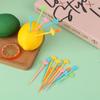 20 шт./набор Милые зубочистки для еды с животными Мини-мультяшные зубочистки Бенто Фруктовые вилки Зубочистка для ланч-бокса Украшение для бенто-ланча