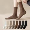 Female Autumn All Purpose Cotton Breathable Sweat Absorption Anti Pilling Tube Socks