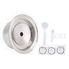 Stainless Steel Coffee Capsule Refillable Filter Cup Reusable for Nespresso Machine