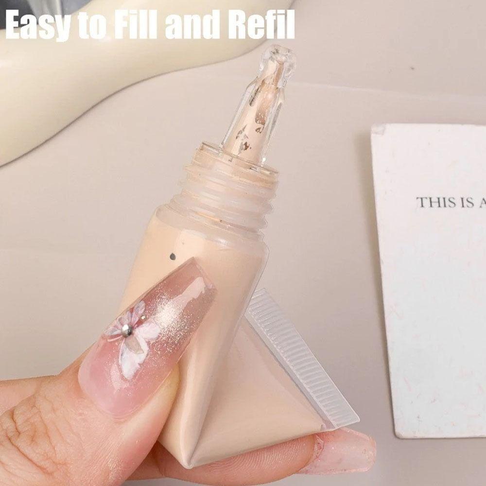 Refillable Liquid Foundation Soft Tube Plastic Travel Packaging Empty Bottles