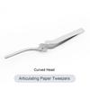 Nigf Dental Miller Articulating Paper Tweezers Forceps Straight/Curved Dental Instrument Dental Articulating Paper Tweezer